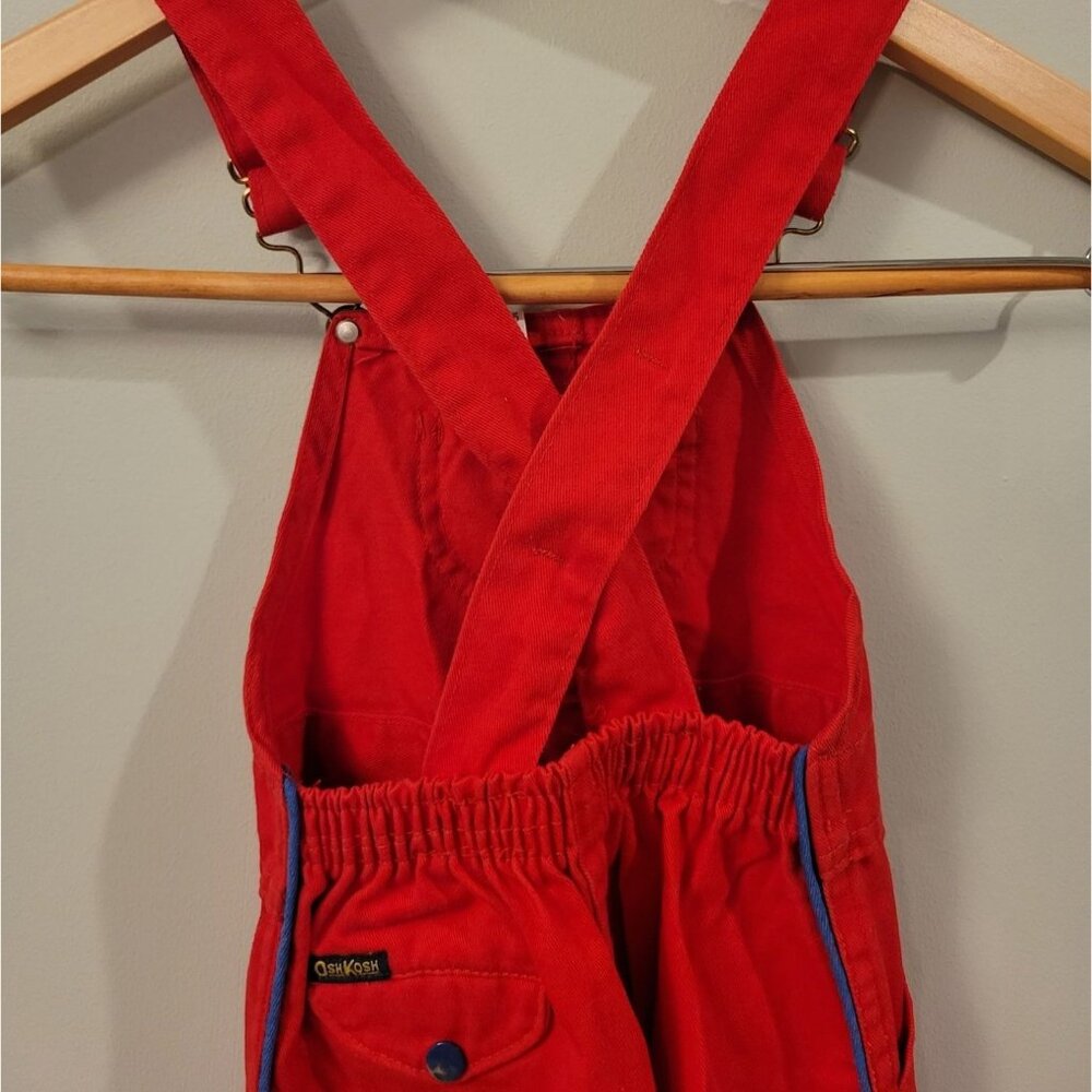 Vintage Red OshKosh Overalls - Picture 6 of 7